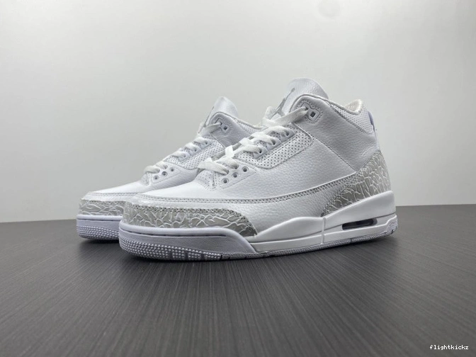 'Triple PS 429487-111 White' 3 Air Retro Jordan 0723